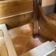 Solid cherry wood bed
