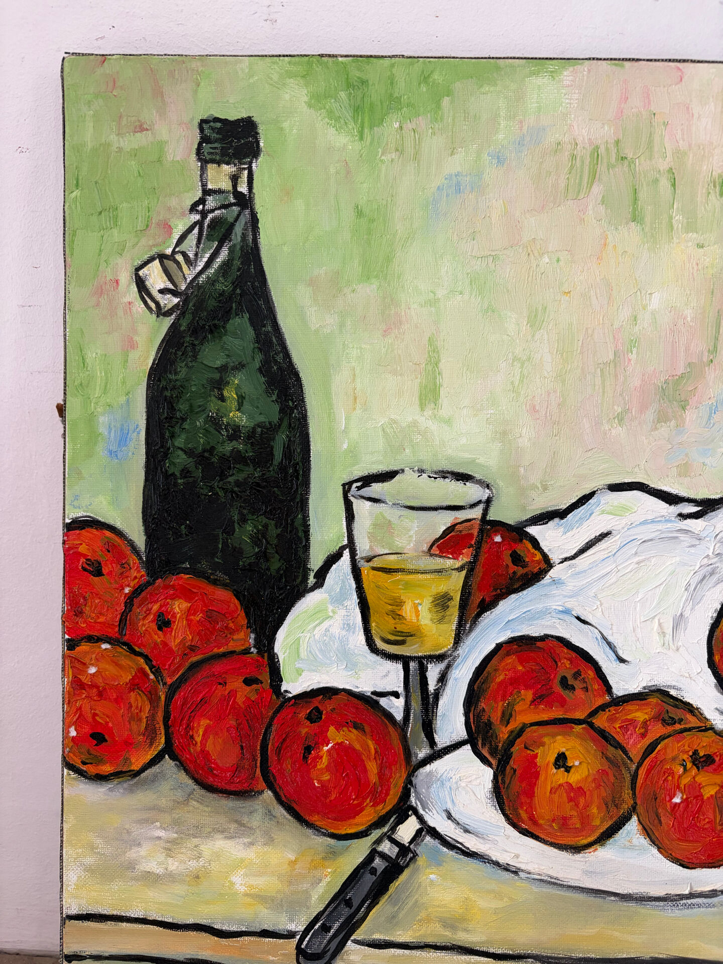 Still life, oil on canvas signed D Leroux.