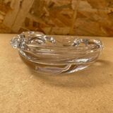 Ancien cendrier vide poche forme canard en cristal de vannes vintage