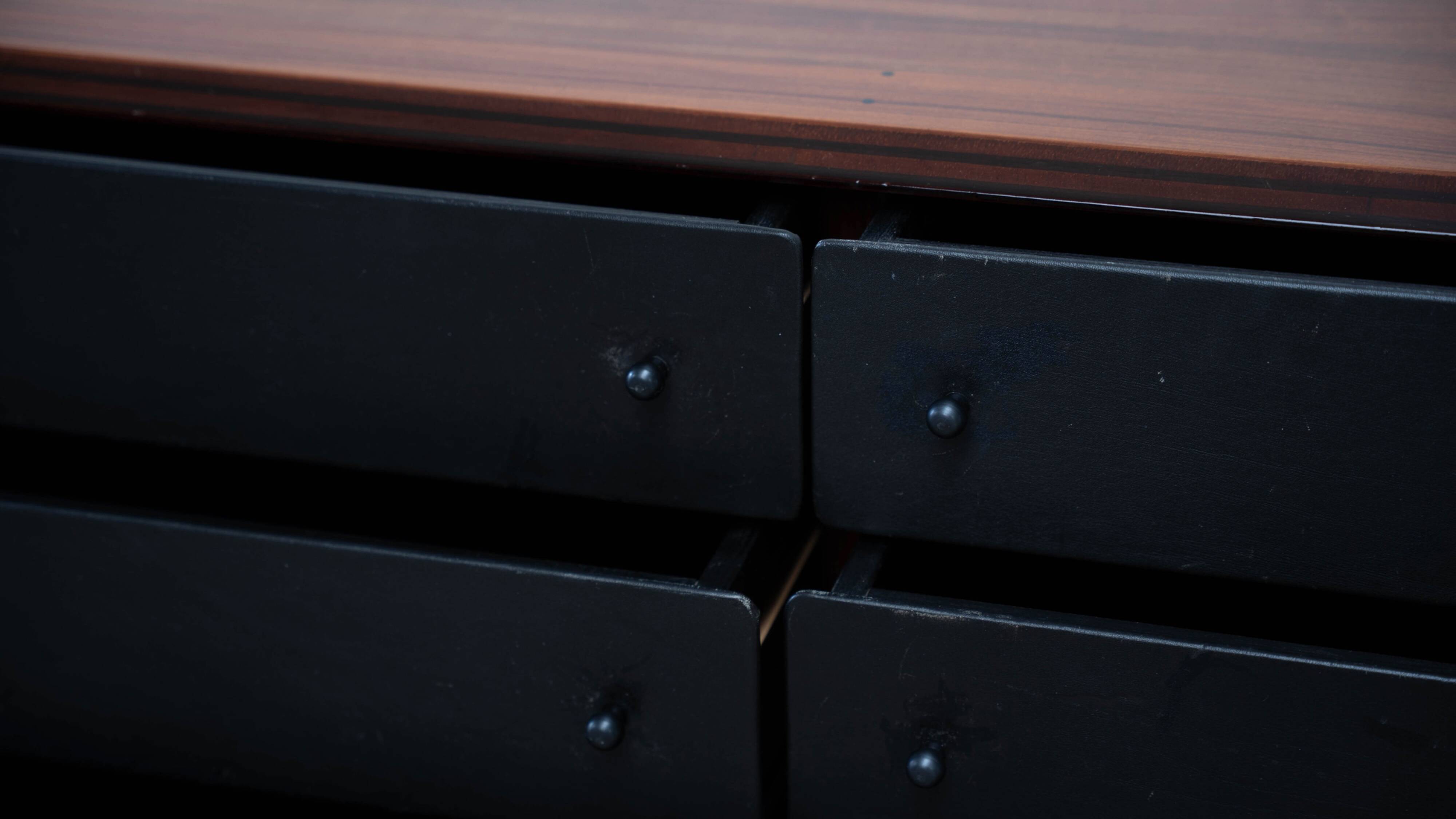 Rare rosewood sideboard by Afra Tobia Scarpa for Maxalto