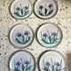 6 flat plates Vallauris