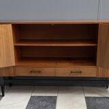 wood sideboard 1970s