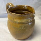 Old stoneware pitcher