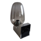 Keuco space age wall light. Chrome and bubble glass.