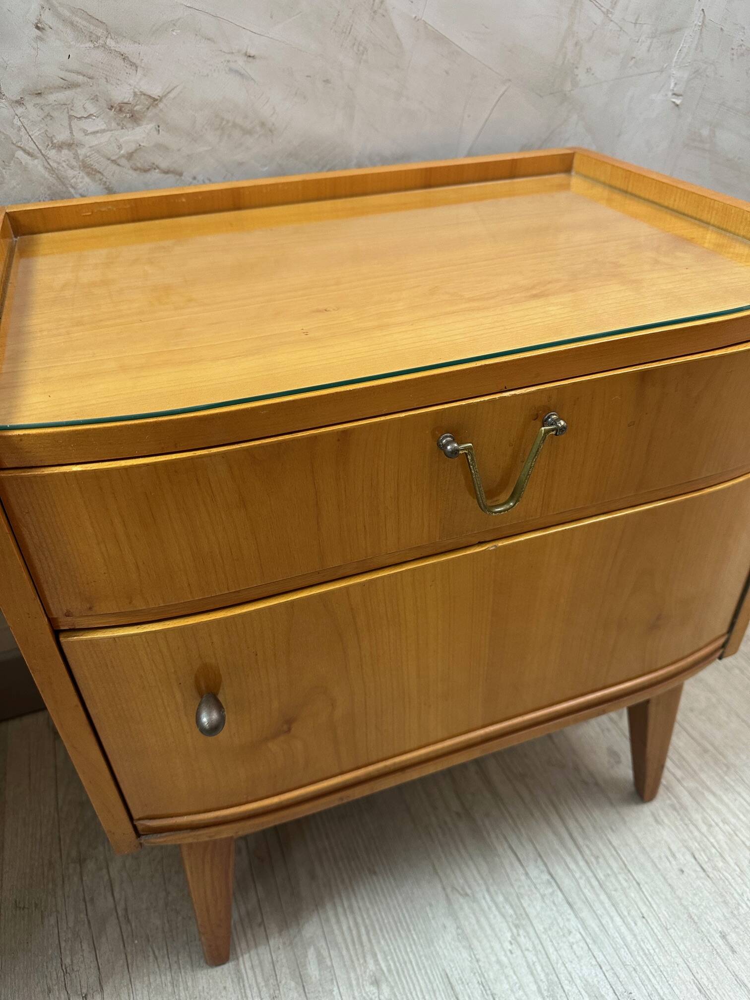 Pair of 1950 bedside tables