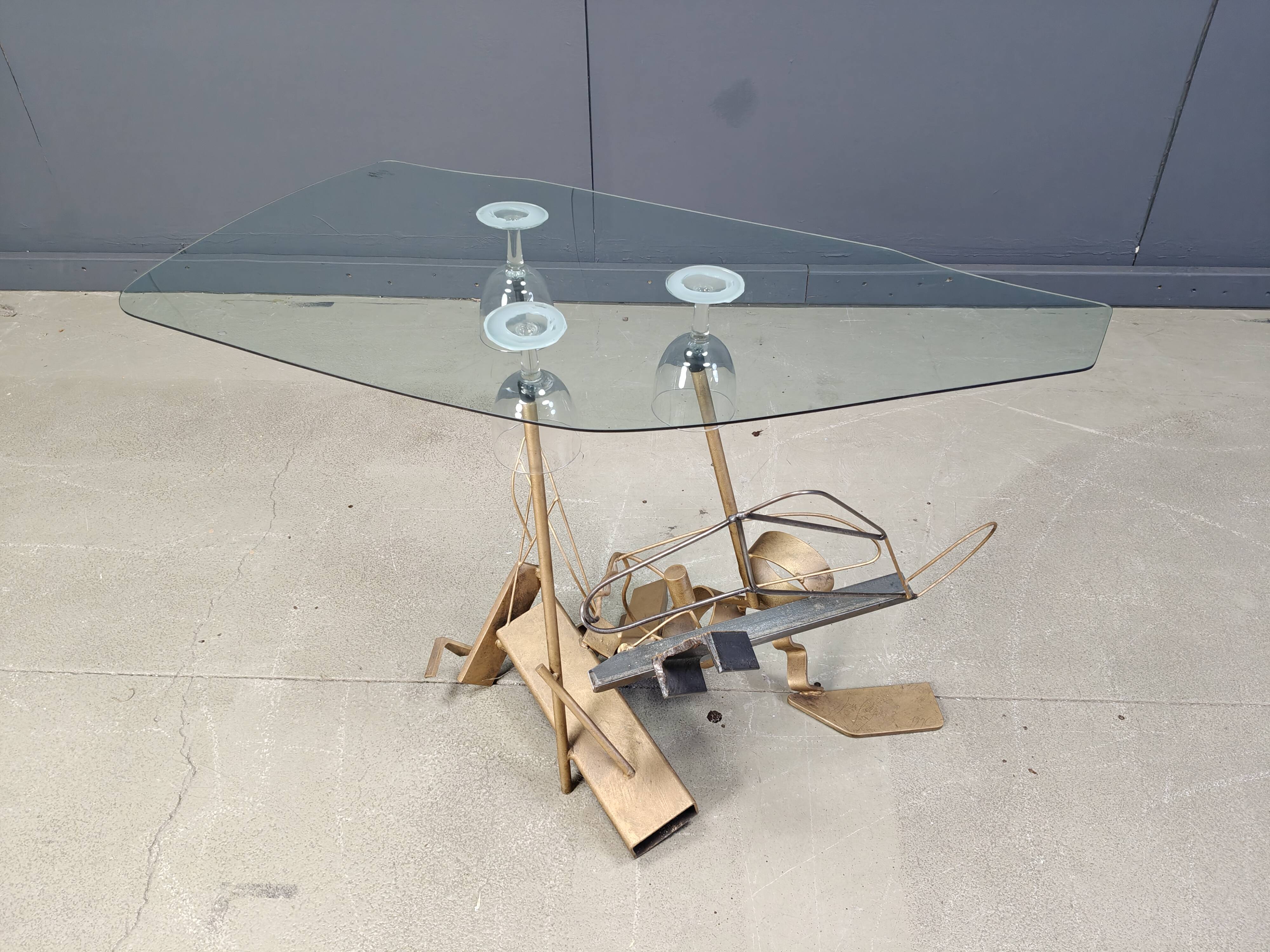 Ensemble de chaises longues sculpturales avec table basse, 1996