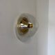Hoffmeister bubble glass gold ceiling or wall lamp