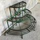Metal half-moon plant holder - twentieth century