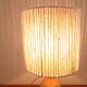 Ceramic lamp and rope lampshade