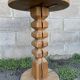 Table de bistrot en bois brut