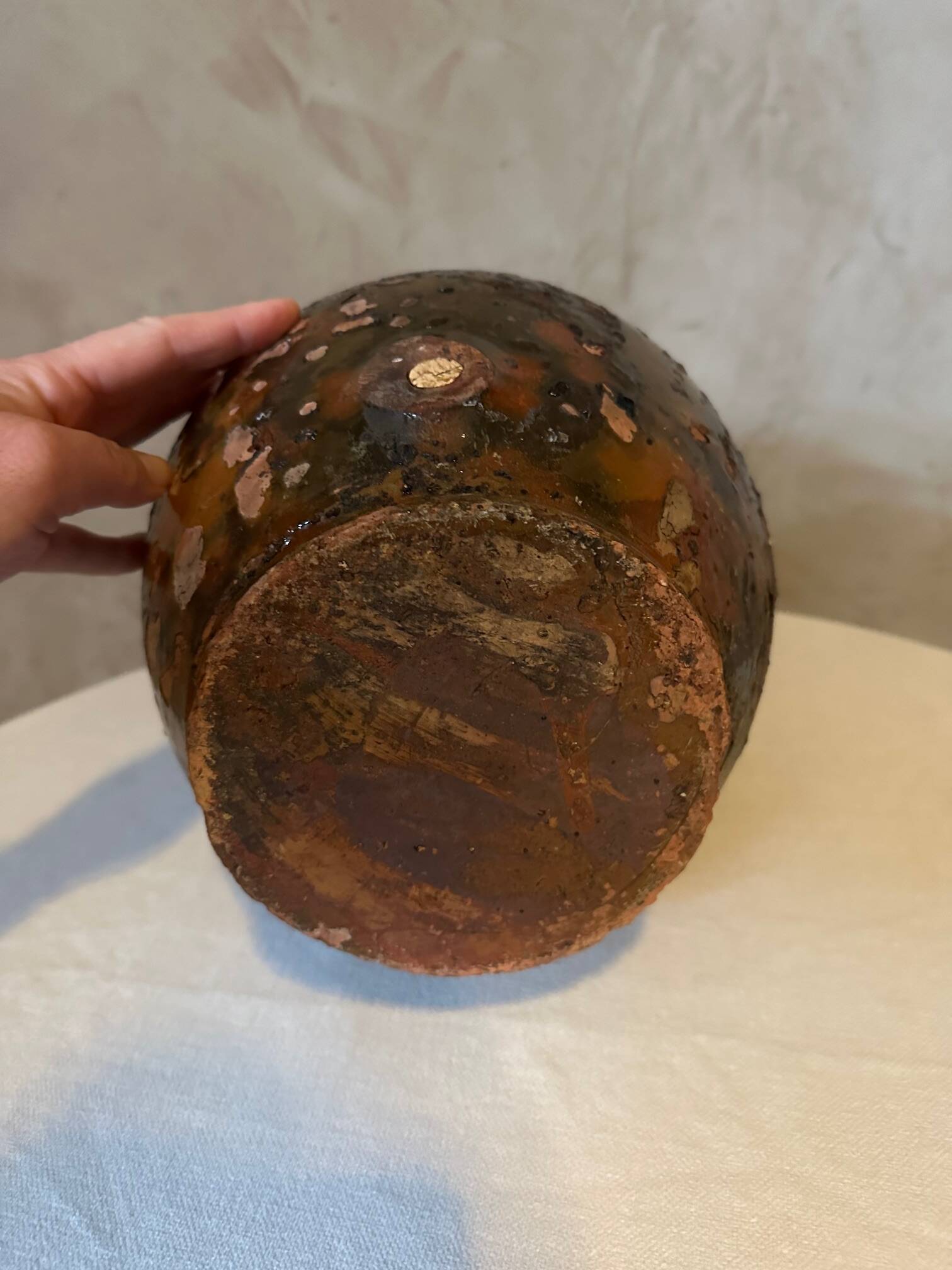 19th century oil jug