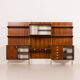 Italian mid century wall unit George Coslin for 3V Arredamenti, 1960s