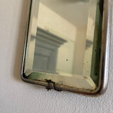 Small beveled barber mirror