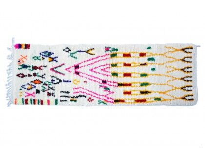 Colorful Berber Carpet 207 X 74cm