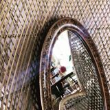 Old oval mirror