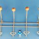 Vintage 60s coat rack