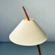 Vintage teak Dornstab floor lamp by J.T. Kalmar & A. Pöll, Austria, 1947