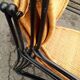 4 armrests wrought iron rattan