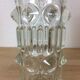 Roll vase by Frantisek Peceny for Sklo Union in pressed glass.