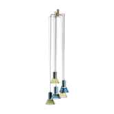 Crystal ceiling fixture by flavio poli for seguso vetri d'arte italy