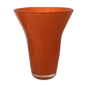 Vase en verre années 70