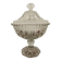 Bonbonniere, drageoire, sugar bowl in vintage molded and cut crystal