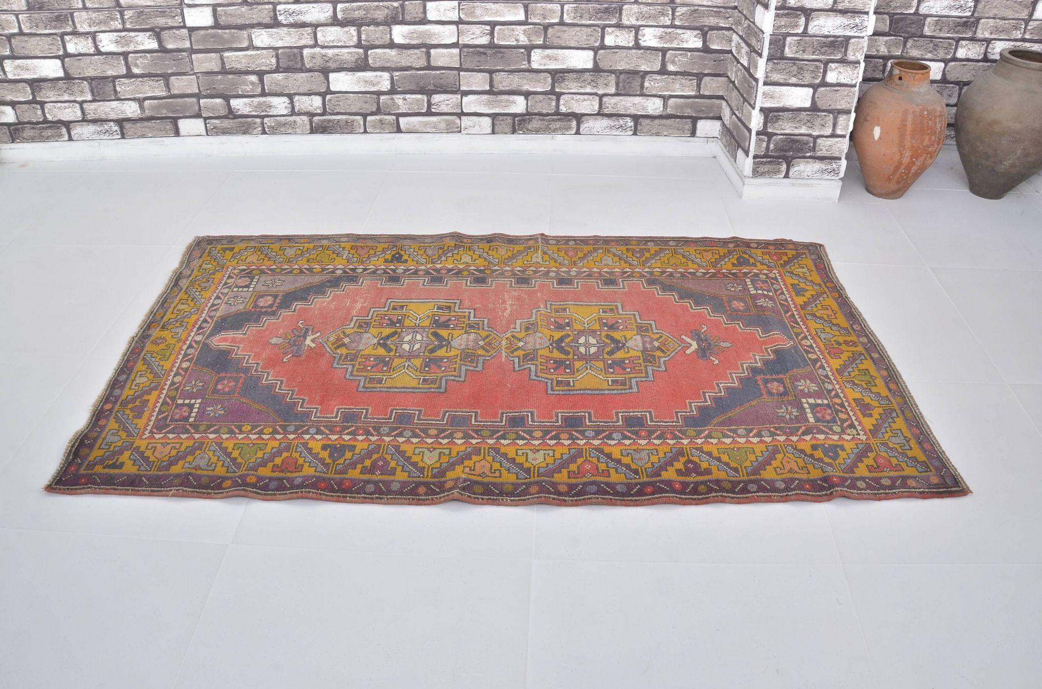 Tapis kurde anatolien noué à la main sku a-2