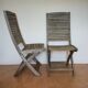 Chaises de jardin vintage