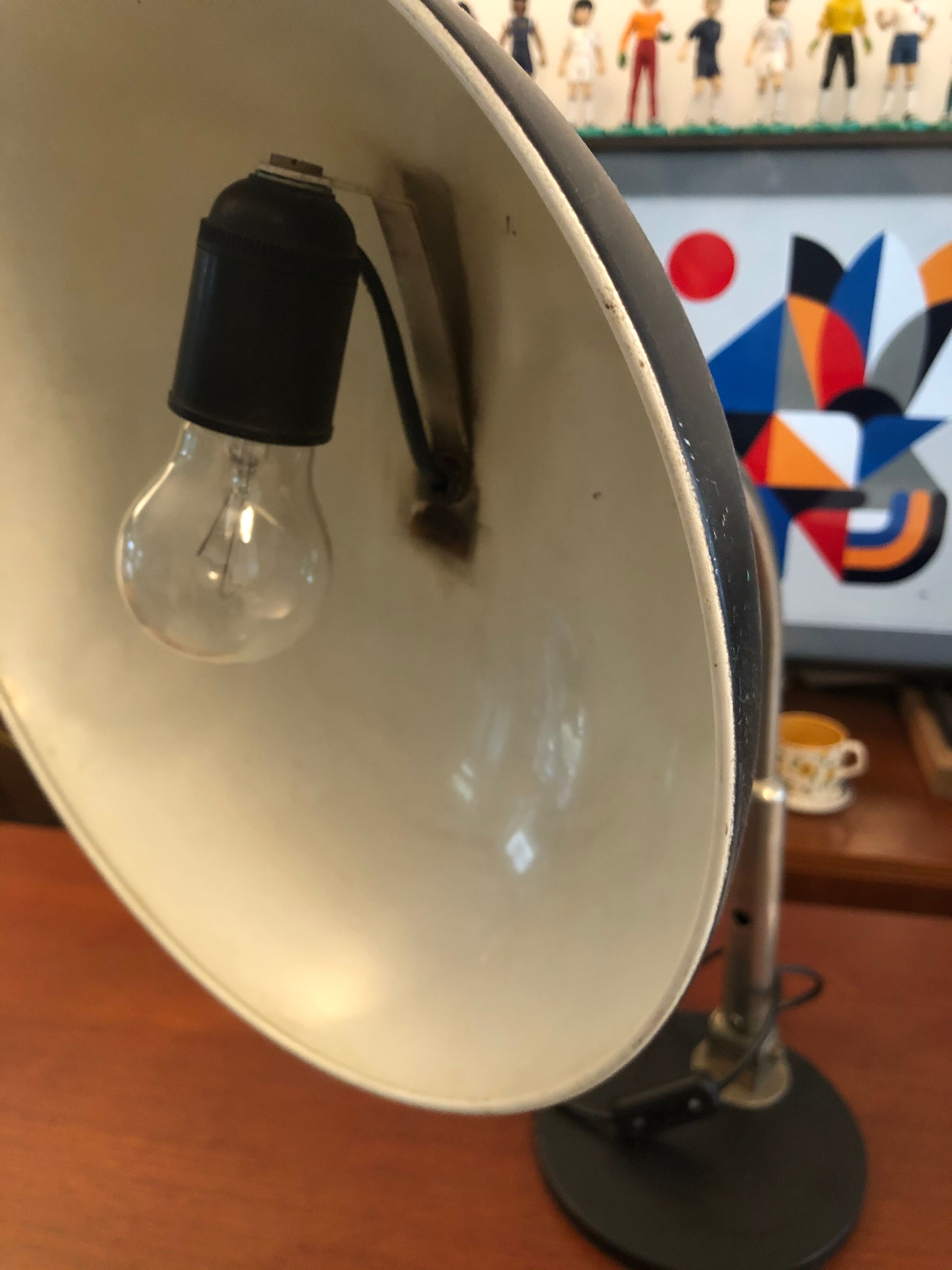 Desk lamp by Hala Zeist, model number 144, desk lamp by H.Th.J.A. Busquet, 1950s