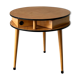 3-drawer tripod round coffee table