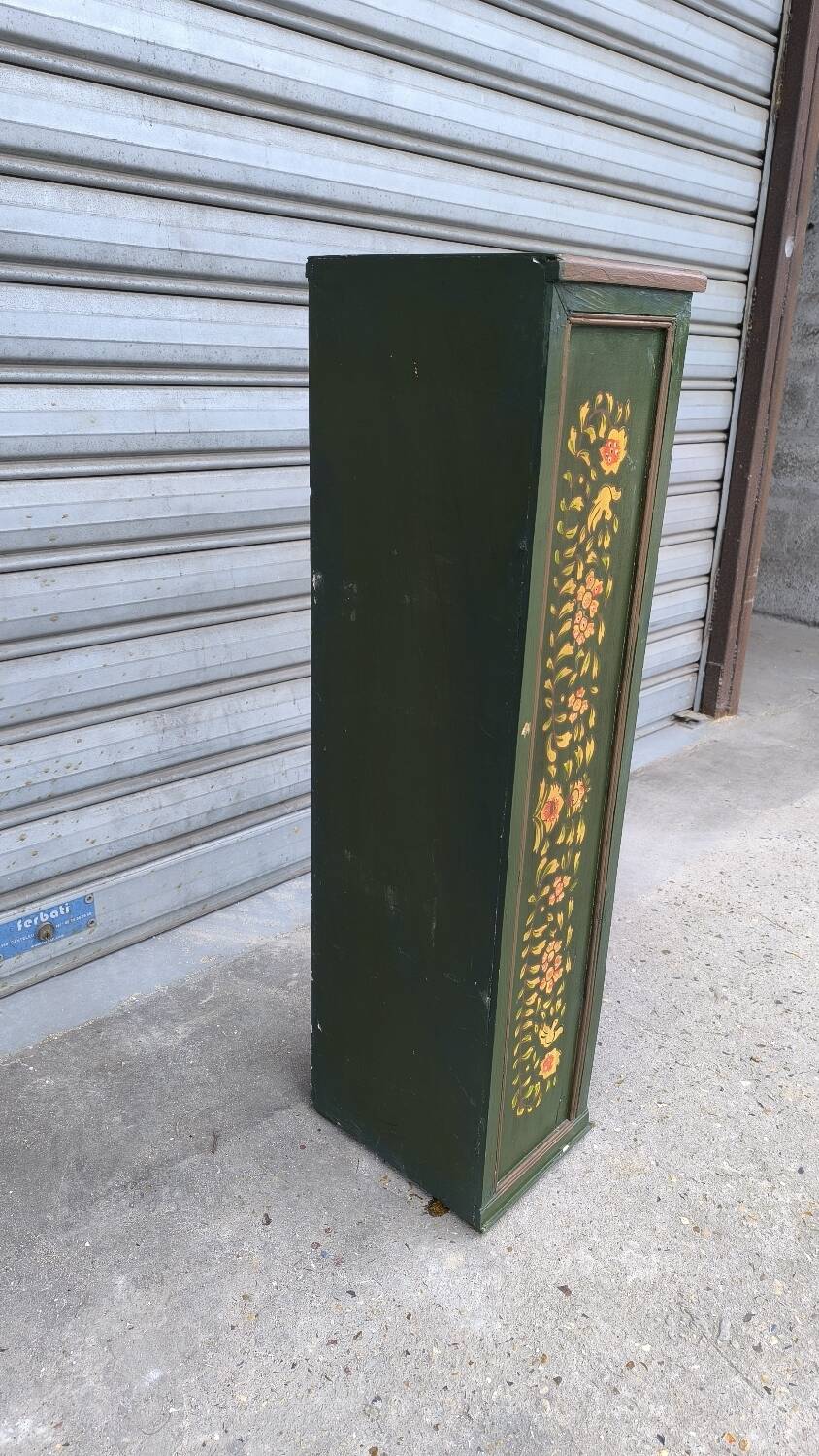 Hand-painted beechwood chest of drawers, 1950s