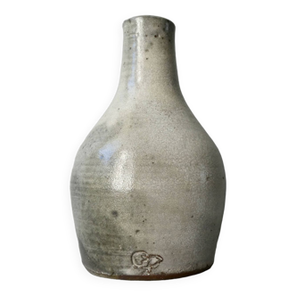 Stoneware vase signed Pierlot, in Ratilly, 1960s