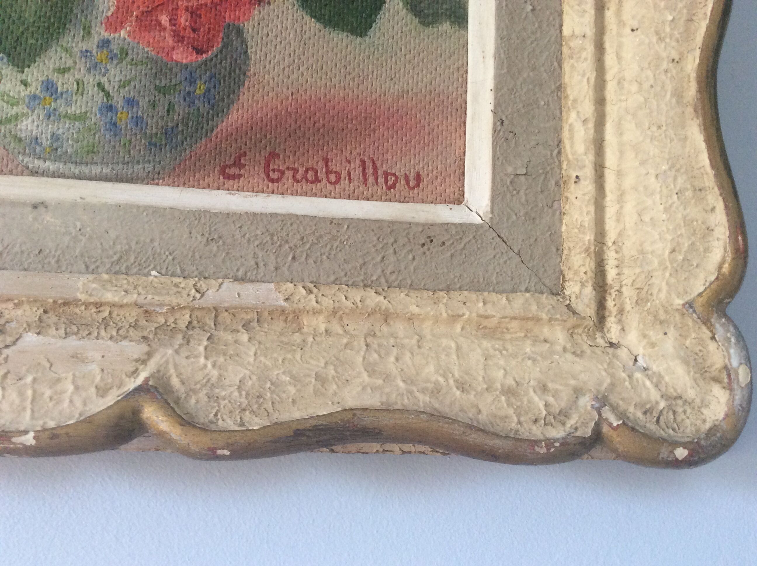 Paire de tableaux vintage