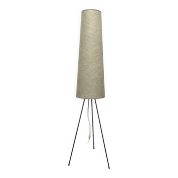 Mid-Century Minimalist Tripod Cocoon Floor Lamp, 1960s