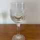 Hand-cut crystal glass and carafe set
