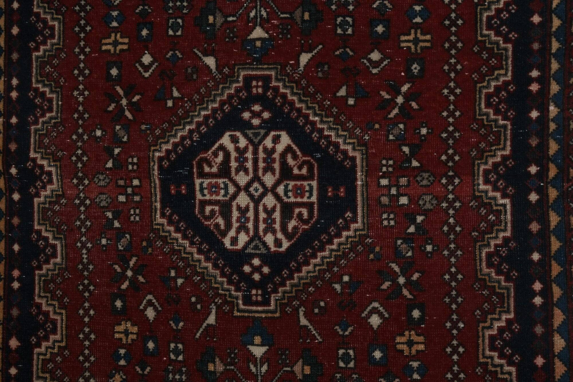 Vintage Turkish hallway rug 80x290 cm