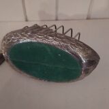 Service a toast with 6 silver-plated spoons.