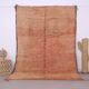 Peach Vintage Moroccan Rug 183 x 274 cm, Berber Wool Rug, Bohemian Rug