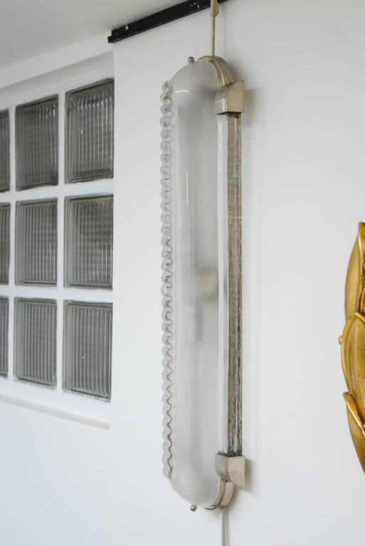 Art deco Murano glass sconces