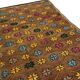 Tapis anatolien vintage géométrique Oushak