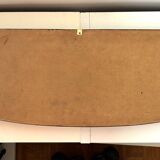 Wood and brass coat rack, 1960