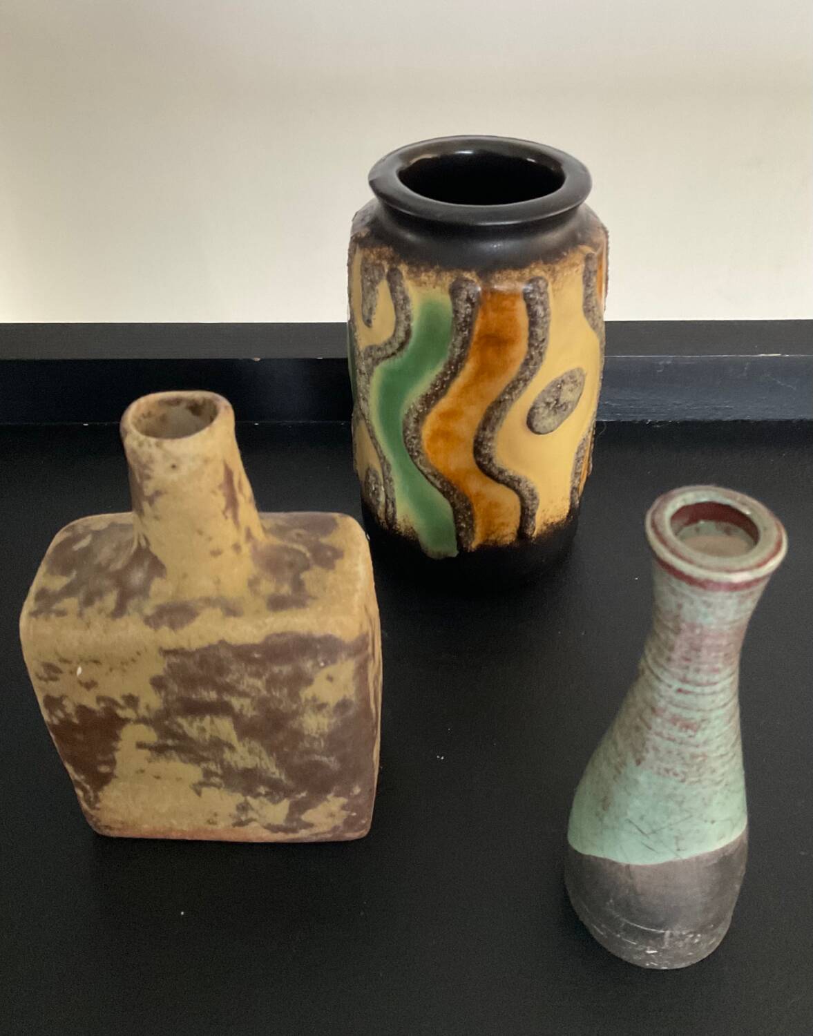 Trio de vases miniatures vintage