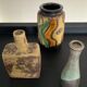 Trio de vases miniatures vintage