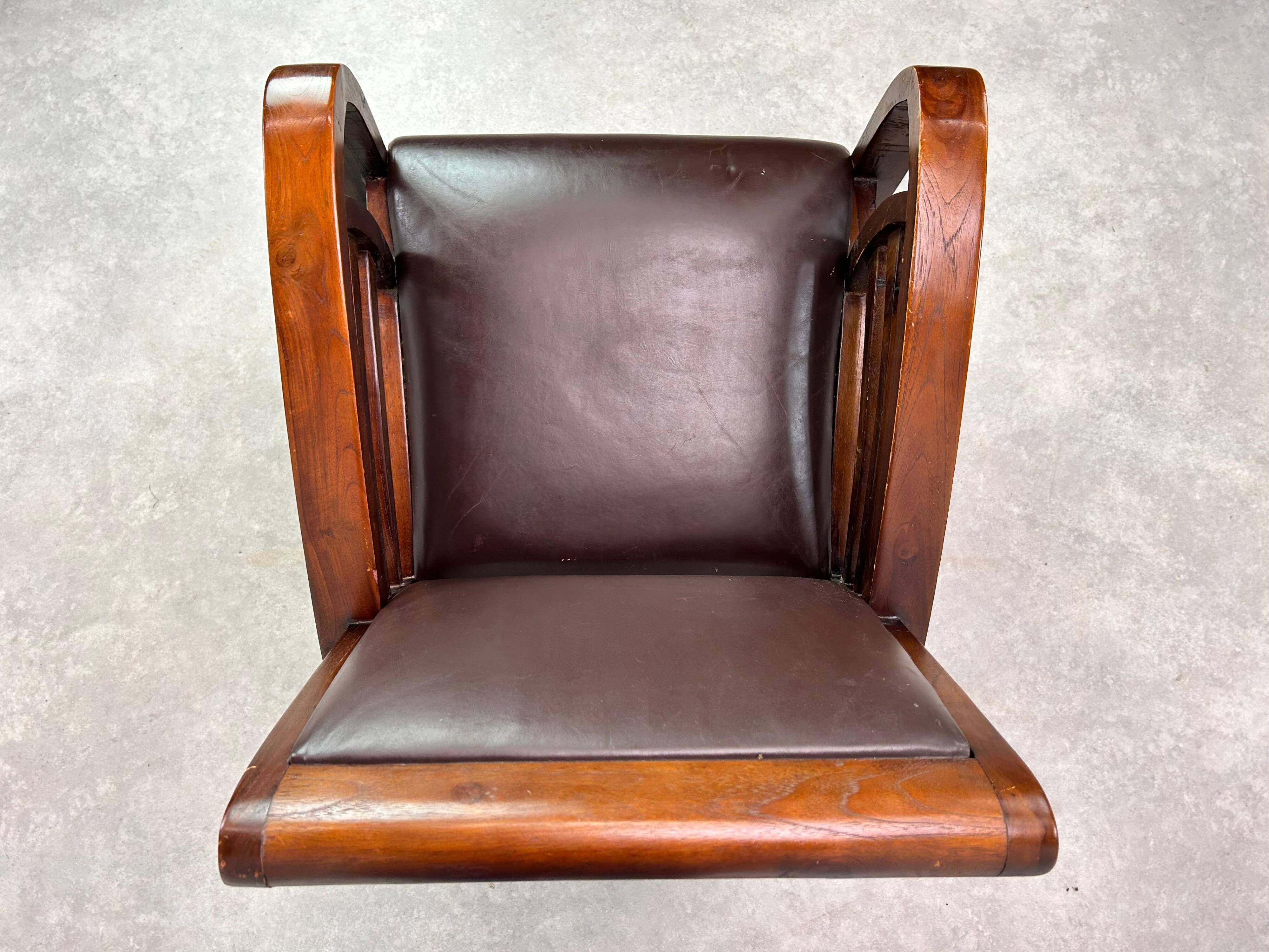 French Art Deco lounge chair