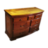 Rounded chest of drawers Style Louis-Philippe, solid cherry, solid country wood interior, 7 drawers