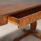 Antique Biedermeier desk in walnut, Austria, mid-19th century.