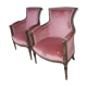 Paire de bergères de style directoire