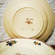 Lot of 6 dessert plates Sarreguemines model Agreste