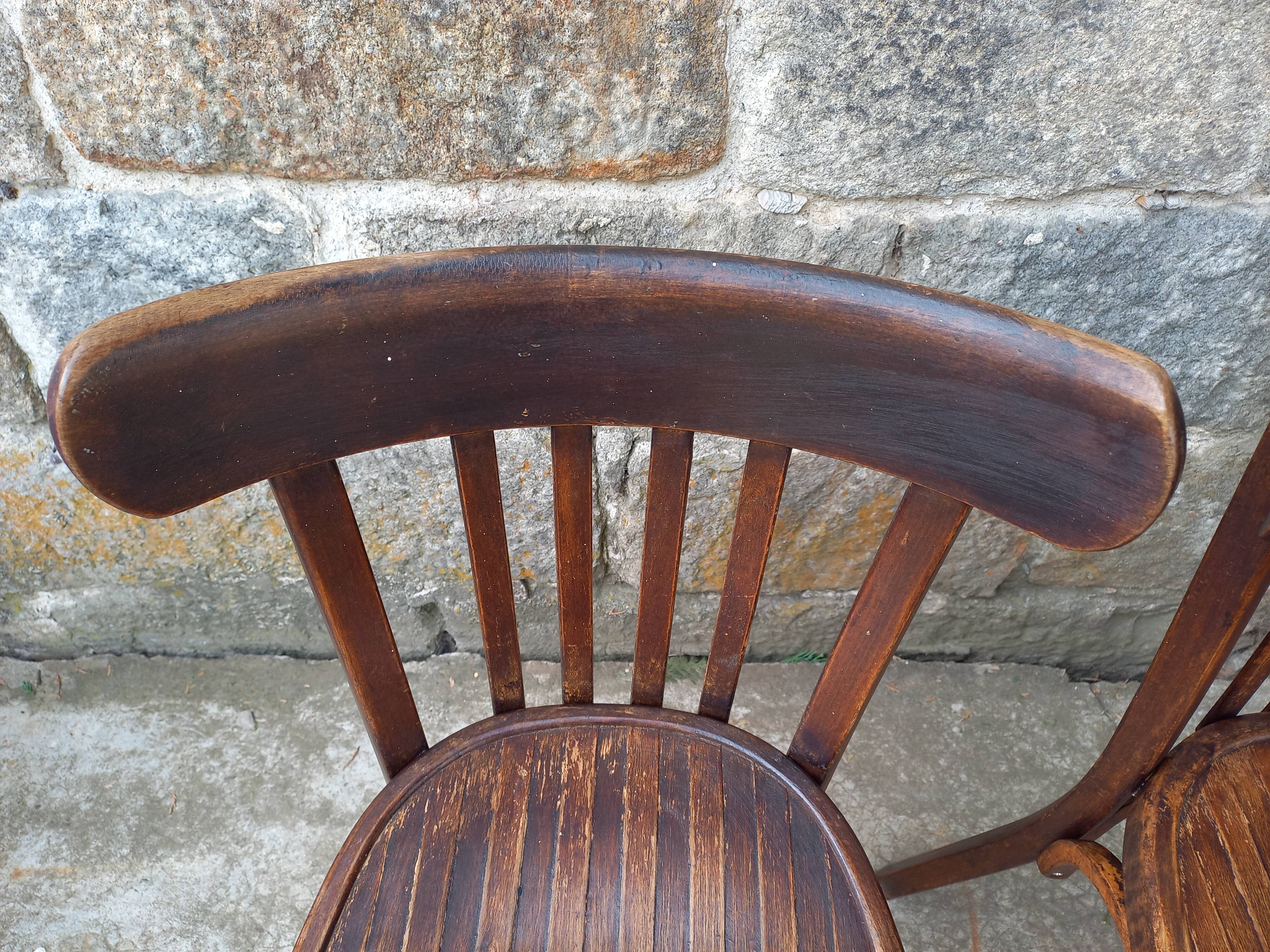 Set de 4 chaises bistrot Baumann