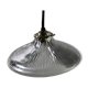 Holophane streaked glass hanging from the 20s and 30s.